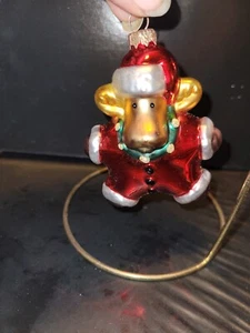 Reindeer Glass Ornament Thomas Pacconi - Picture 1 of 2