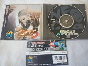 Garou Densetsu 3 Fatal Fury 3 Wirbelsäulenkarte SNK Neo Geo CD Japan Import US-Verkäufer - Bild 1 von 11