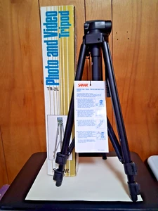 Sakar Foto & Video Stativ NEU leicht 3 Abschnitte 2 Wege Schwenkkopf Beinverschluss - Bild 1 von 3