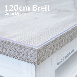 Lámina protectora de mesa ANRO 2 mm 120 cm de ancho transparente lámina de PVC suave - Imagen 1 de 306
