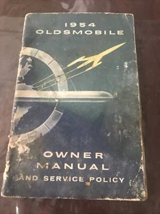 1954 Oldsmobile Owners Manual User Guide Reference Operator Book Fuses Fluids - Bild 1 von 5