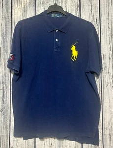 Camisa Polo Ralph Lauren Azul Marino Big Pony US Open 2010 Tenis Informal Para Hombre XXL - Imagen 1 de 7