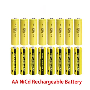 10-30X AA Rechargeable batteries 1.2V NICD battery Button Top for Solar Light AU - Picture 1 of 16