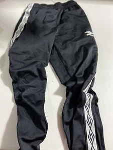 Umbro Kids Soccer Training Pants Black And White Size Medium M - Picture 1 of 1