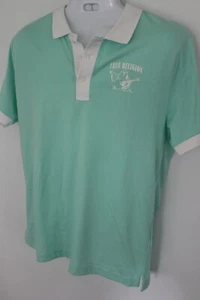 TRUE RELIGION BUDDHA LOGO GREEN W/WHITE TRIM  S/S POLO SHIRT  SZ: 2XL 2X XXL NWT - Picture 1 of 3