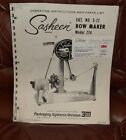 3M Sasheen Bow Maker Instruction Manual  S-72