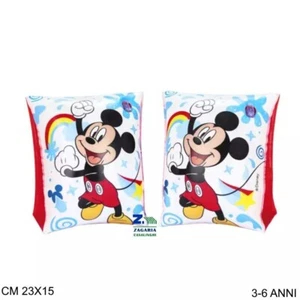 BRACCIOLI TOPOLINO MICKEY MOUSE 23 X 15 CM SICUREZZA BAMBINA GIOCHI DISNEY - Imagen 1 de 3