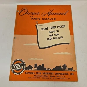 Vintage Co-op Modell N1 einreihiger Maispflücker Teilekatalog und Bedienungsanleitung - Bild 1 von 6