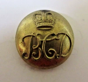 Canadian Army British Columbia Dragoons Post- WW2 Button - Picture 1 of 2