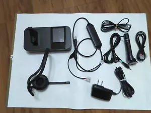 Jabra GN PRO 9400bs Wireless Bluetooth Headset + Base + Link USB Adapter & more - Photo 1/11