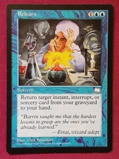 Magic The Gathering WEATHERLIGHT RELEARN single blue card MTG