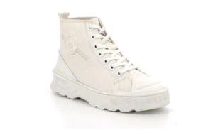Bota Kickers Kick Way lona de algodón blanca - Imagen 1 de 30