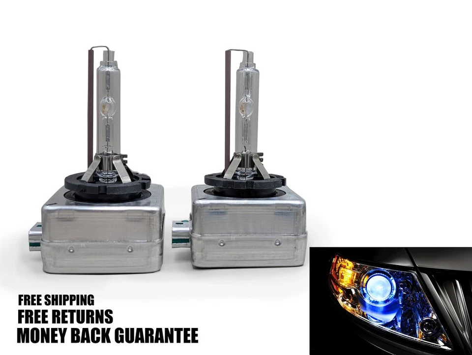 8000K Cool Blue HID Xenon Headlight Bulb for LAMBORGHINI AVENTADOR 2012-2019 x2 - Image 1 of 1