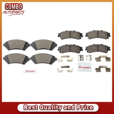 Juego de pastillas de freno de disco delanteras traseras para Cadillac DeVille 2000-2005 Foto 1 de 4