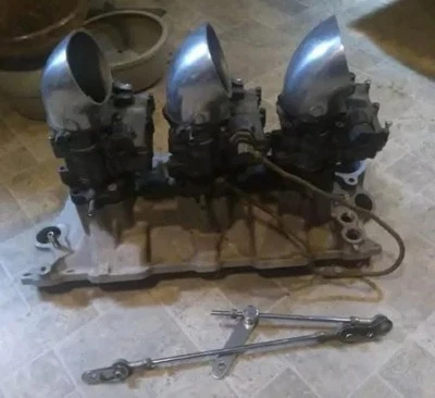 "New Edlebrock " 3x2 Setup SBC - Image 1 of 3