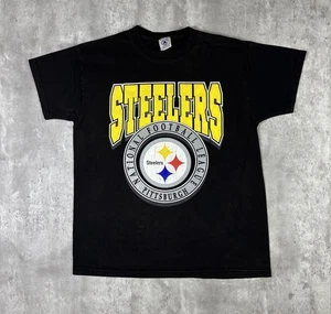 Vintage Pittsburgh Steelers T Shirt Youth Boys size XL NFL Football Logo 90s  - Picture 1 of 6