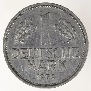 Alemania 1950-F 1 marco alemán KM#110 - Imagen 1 de 2