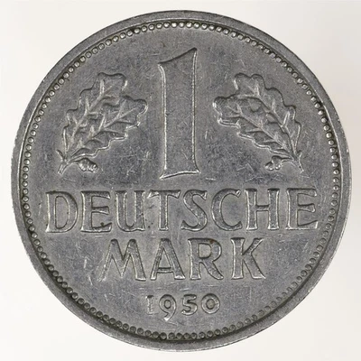 Alemania 1950-F 1 marco alemán KM#110 Foto 1 de 2