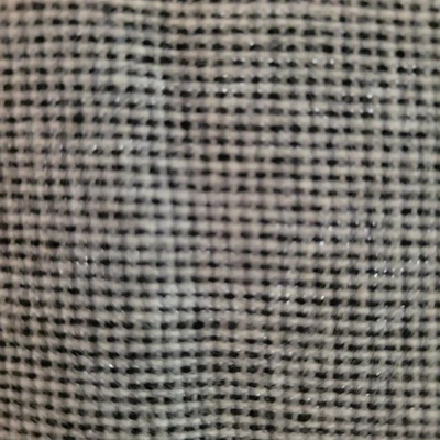 Vintage Fabric New Old Stock Black & Gray Dot Shape 1.5 yds x 60"  Cut Yardage - Image 1 of 4