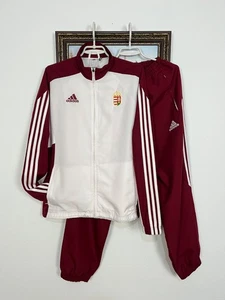 Adidas Hungary Football Set Soccer Track Suit Jacket Pants National Mens Size S - Picture 1 of 24