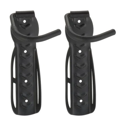 Bike wall mount 2 pieces black 12x265x10 cm - Image 1 of 4