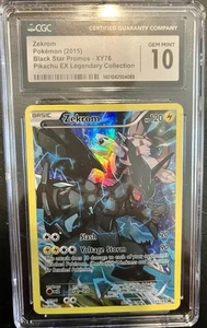 Zekrom XY76 PIKACHU EX LEGENDARY COLLECTION CGC 10 - Picture 1 of 2