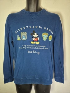 Disneyland Paris Blue Navy Jumper Pullover Small - Used in great condition. - Picture 1 of 4