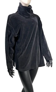 Gucci Black Vellore Turtleneck Loose Fit Long Shirt-Size M - Picture 1 of 8