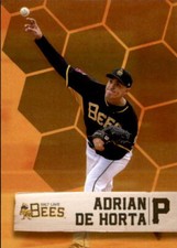 2019 Salt Lake Bees Choice #9 Adrian De Horta La Puente California Baseball Card