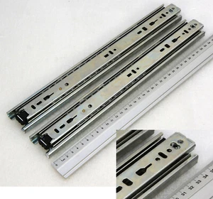 KUGELGELAGERTE AUSZIEHBARE SCHIENEN FÜR TV REGALE SLIDES 35,5 TIEF 70cm SS70 - Bild 1 von 1