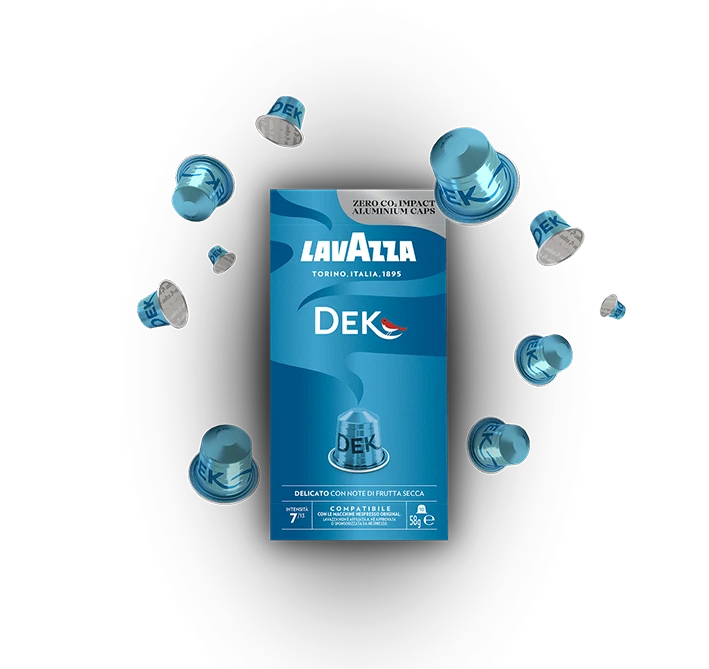 30/120/240 LAVAZZA IN ALLUMINIO DEK COMPATIBILI NESPRESSO®