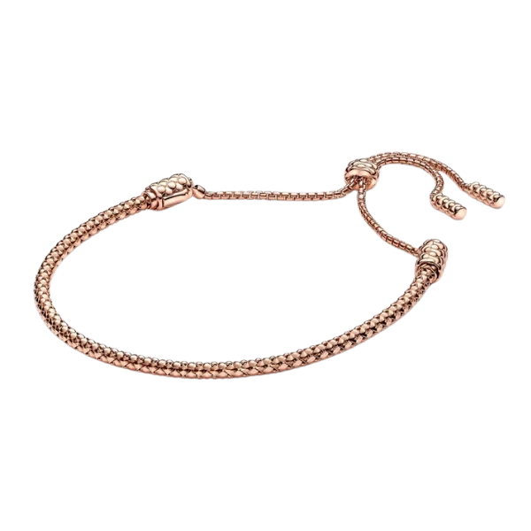 PANDORA Schmuck Damen-Armband mit Nietenmuster Roségoldfarben 583090C00-2
