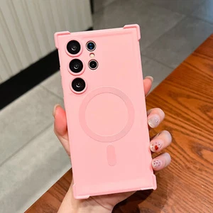 Funda delgada con protección magnética de esquina para Samsung Galaxy S25 Ultra S24 Plus S23 - Imagen 1 de 16