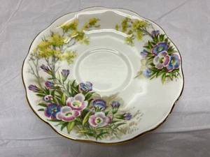 Platillo Royal Albert Gentian con flecos - China de hueso fino - Inglaterra - Imagen 1 de 2