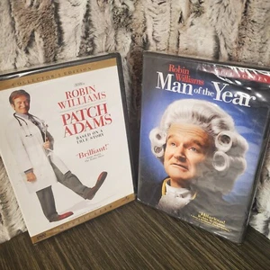 Robin Williams DVD Produktbündel: Patch Adams, Mann des Jahres - VERSIEGELT - Bild 1 von 6
