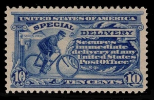 MOMEN: US BRIEFMARKEN #E6 NEUWERTIG OG VLH PSE BEWERTET ZERT VF/XF-85 SET #82141 - Bild 1 von 3