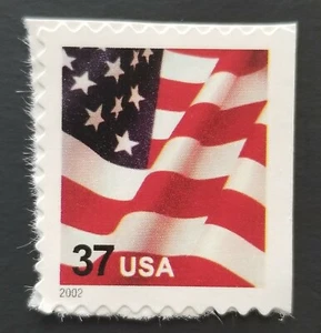 US 2002 Scott # 3636 FLAG large "2002" - 37c MNH SA Stamp - Picture 1 of 1
