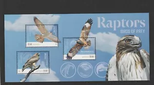 Australia 2025. Raptors - Birds of Prey - Mini-Sheet. Mint Never Hinged. - Afbeelding 1 van 1