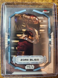 2022 Topps Finest Star Wars Zorii Bliss #100 Rise of Skywalker