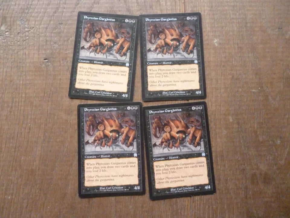 MTG 4 x Phyrexian Garganua uncommon card Apocalypse Magic The Gathering - Image 1 of 1