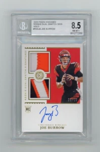 ๐ Joe Burrow 2020 Panini Encased Dual Swatch Gold #RSSJB BGS 8.5/10:SN'd/10 ๐ฅ - Picture 1 of 4