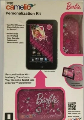 Vivita Camelio Personalization Kit Barbie NEW w/ Case, App Card & Cloth - Image 1 of 4