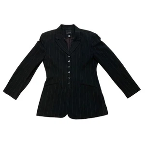 Limited Blazer Nadelstreifen anthrazit grau schwarz Gr. 6 Dark Academia Professional - Bild 1 von 9