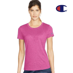 Champion Women Plus-Size Double Dry Tee, Pinksicle Heather, 2XL - Picture 1 of 6