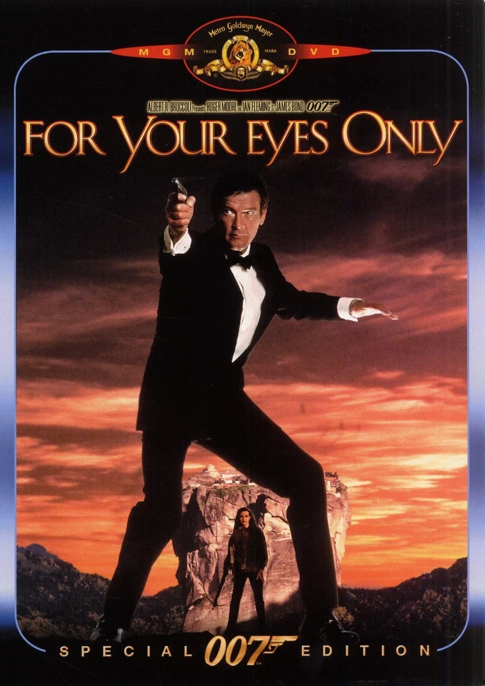 For Your Eyes Only (DVD, 1981) REGION 1, Roger Moore, Carole Bouquet - Image 1 of 1