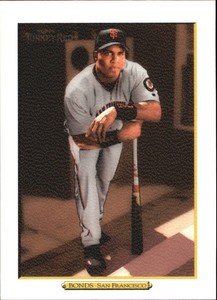 2005 Topps Turkey Red White #1A Barry Bonds Grey Uni - NM-MT