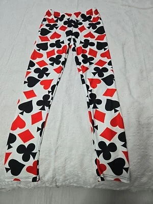 Leggings Mujer XS, OR YOUTH Picas Corazones Palos Diseño Diamantes Multicolor Foto 1 de 4
