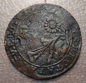 IMPERIO ESPAÑOL PAISES BAJOS BRUSELAS FELIPE IV JETON 1635 CAPTURA SCHENKENSCHAN - Photo 1/2
