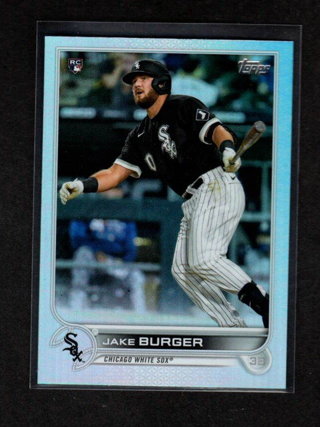 JAKE BURGER 2022 TOPPS RAINBOW FOIL PARALLEL ROOKIE CHICAGO WHITE SOX - Image 1 of 1