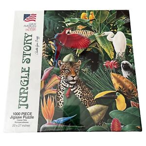Jungle Story by Charles Lynn Bragg 1000 Pc Jigsaw Great American Puzzle Factory